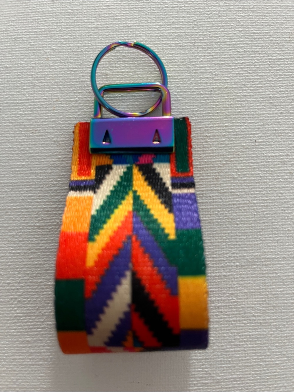 6 pc. Vibrant Patterned Purse Backpack Tassels Mini Key Fobs Gifts Fundraising - Picture 8 of 11
